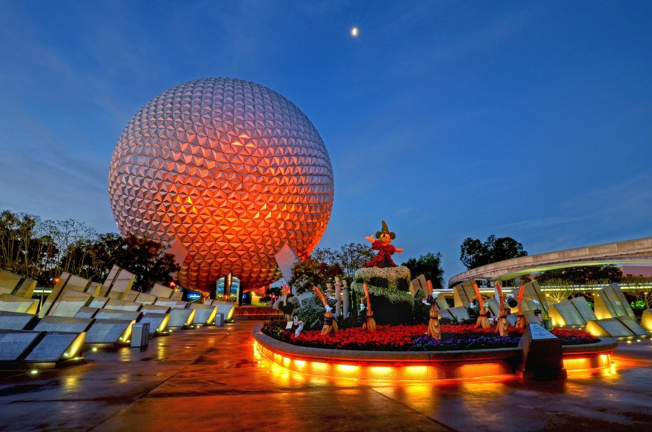 The Walt Disney World resort area in Central Florida